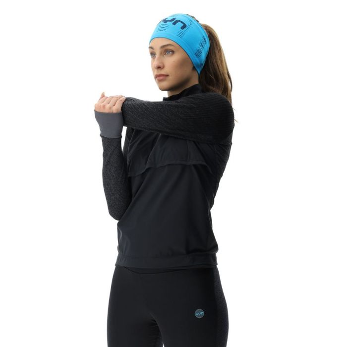 UYN WOMAN RUNNING EXCELERATION WIND SHIRT LONG SL. ZIP UP