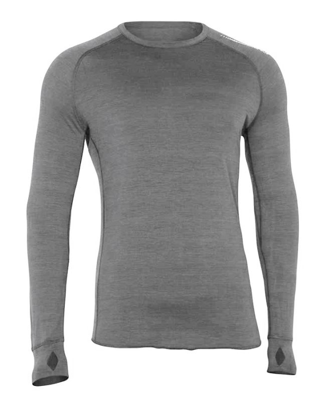 Merinopower LONG SLEEVE CREW SHIRT MEN