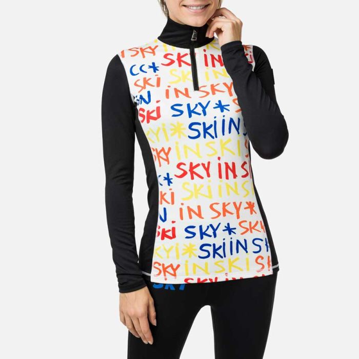 Rossignol W BESSI SKY TOP thermal sweatshirt