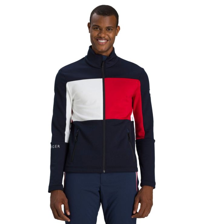 Rossignol GLOBAL STRIPE FULL ZIP fleece jacket